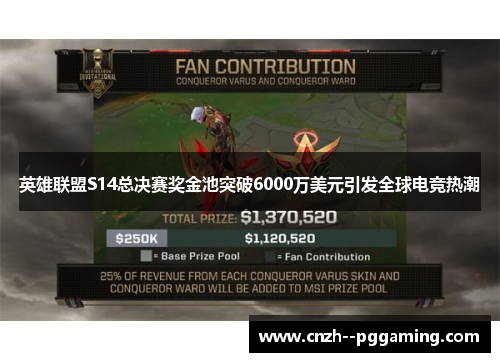 英雄联盟S14总决赛奖金池突破6000万美元引发全球电竞热潮 英雄联盟S14总决赛奖金池突破6000万美元引发全球电竞热潮